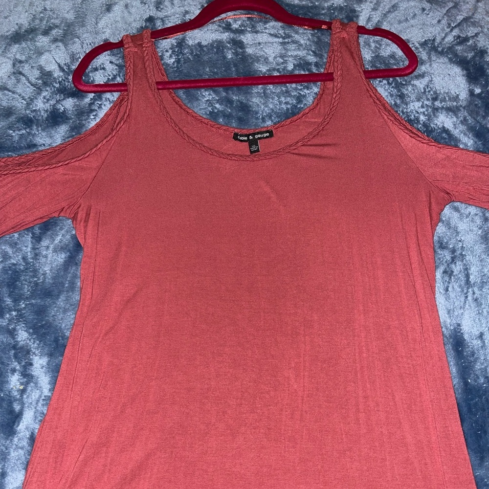 Pink flowy shirt